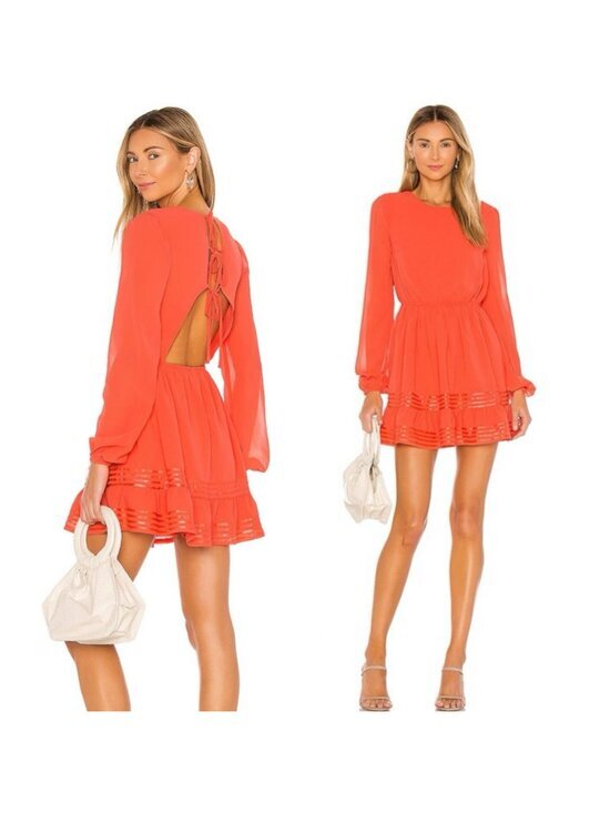 REVOLVE Dresses & Skirts - Lovers and Friends Allister Dress in Coral Red